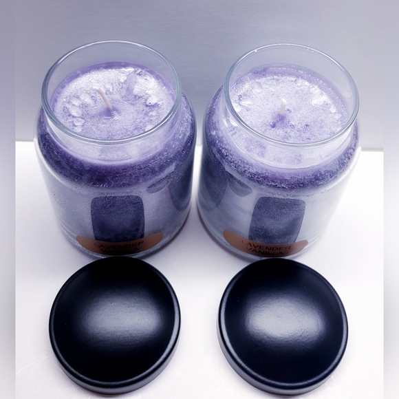 LAVENDER VANILLA -A Cheerful Giver Baby Jar Single Wick Candle, 6 oz (2 pack) - Picture 2 of 8